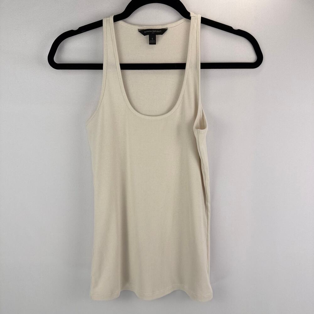 Banana Republic Ribbed Racer Tank Size S